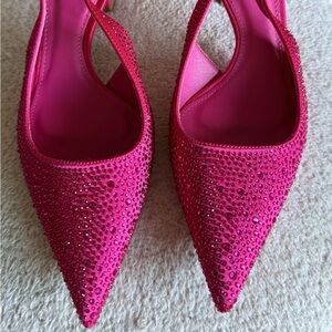 Pink Embellished Women's Shoes